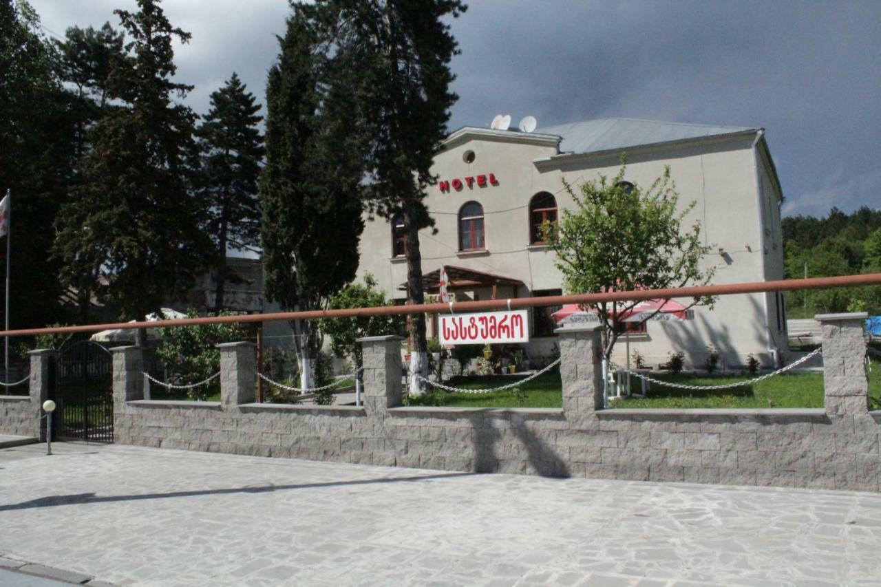 Hotel Kakhaberi Tetritskaro Bagian luar foto
